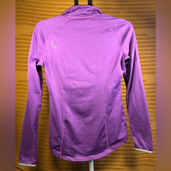 Women's Purple Lole Quarter Zip Pullover Like New Size Medium - Picture 2 of 4